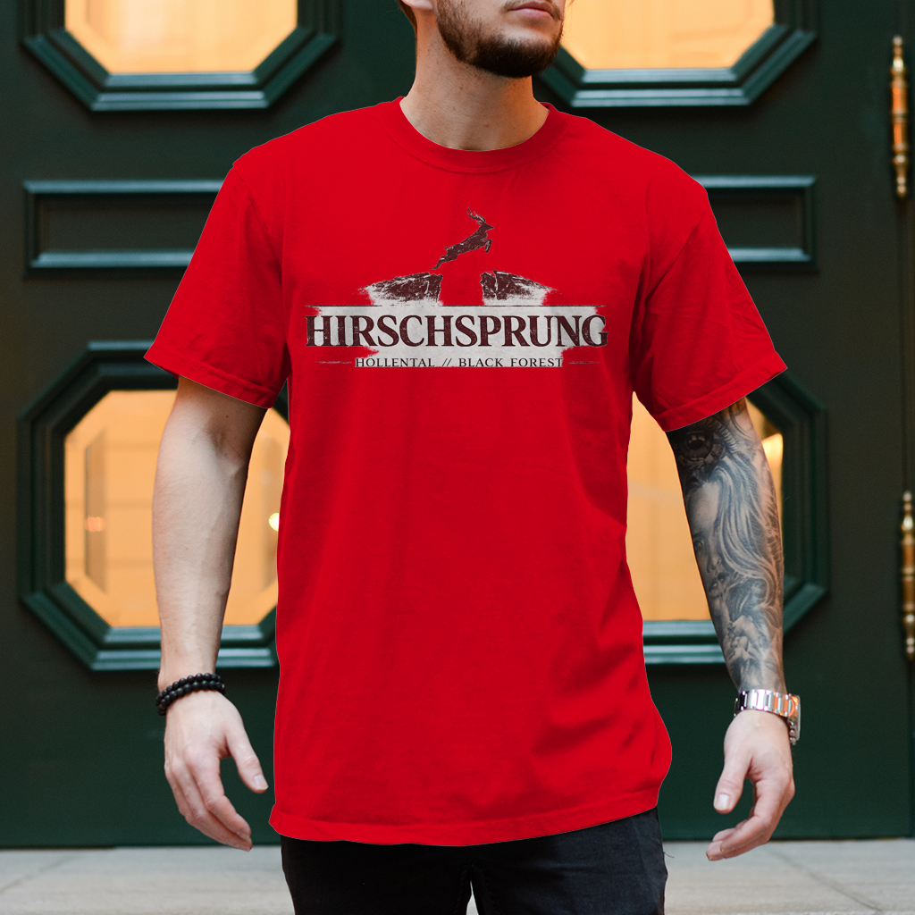 NOXRAW Hirschsprung Black Forest Unisex Streetwear T-Shirt