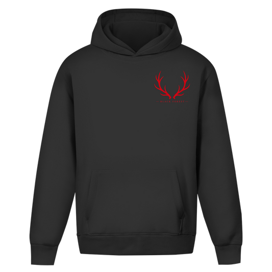 NOXRAW Oversize Hoodie – Black Forest Midnight Session