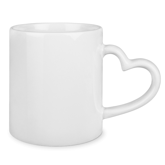 Tasse mit Herzhenkel Moon