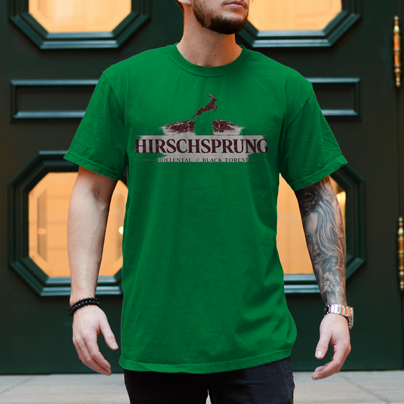 NOXRAW Hirschsprung Black Forest Unisex Streetwear T-Shirt