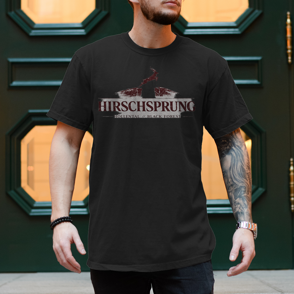 NOXRAW Hirschsprung Black Forest Unisex Streetwear T-Shirt