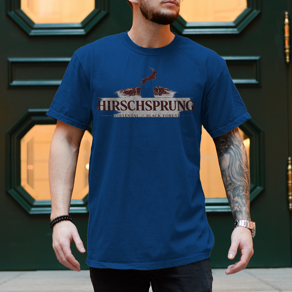 NOXRAW Hirschsprung Black Forest Unisex Streetwear T-Shirt