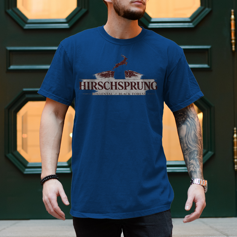 NOXRAW Hirschsprung Black Forest Unisex Streetwear T-Shirt