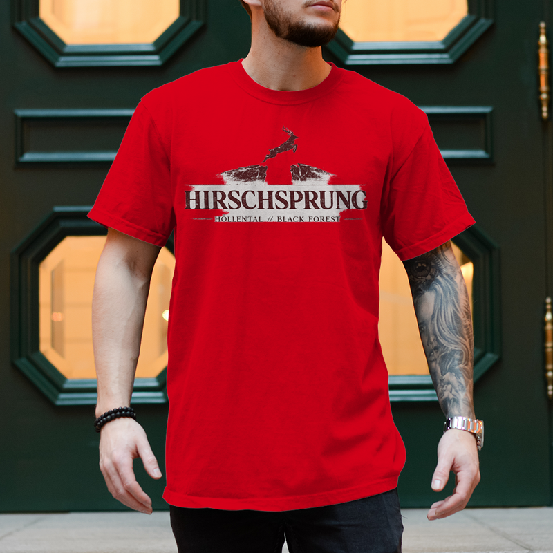 NOXRAW Hirschsprung Black Forest Unisex Streetwear T-Shirt