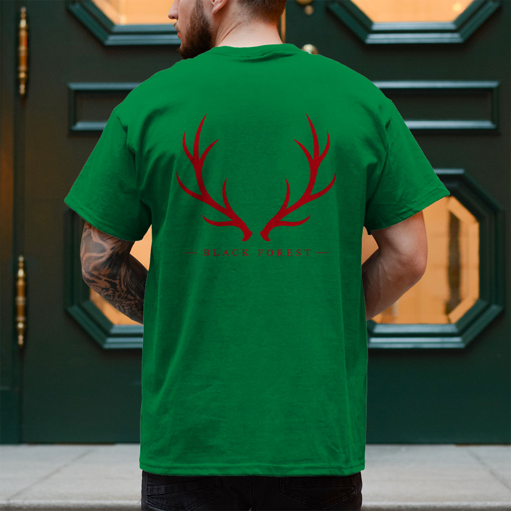 Black Forest Antlers T-Shirt Noxraw