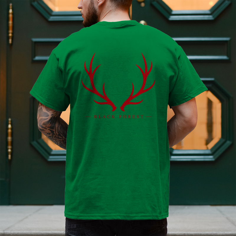 Black Forest Antlers T-Shirt Noxraw