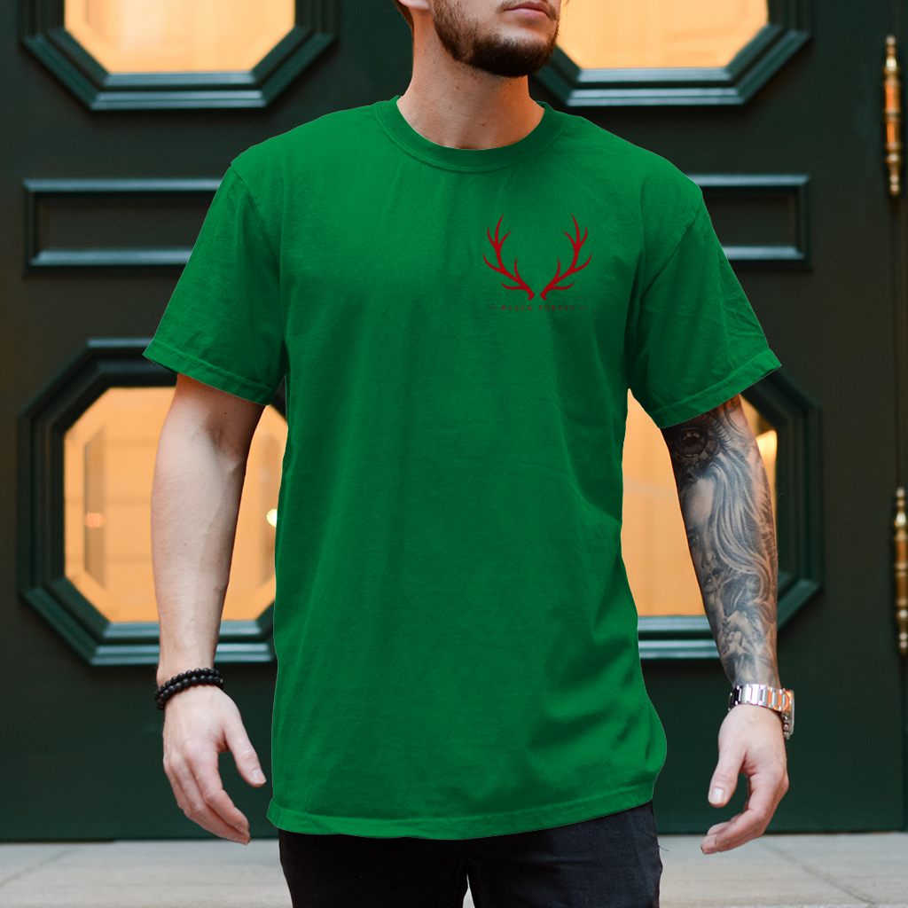 Black Forest Antlers T-Shirt Noxraw