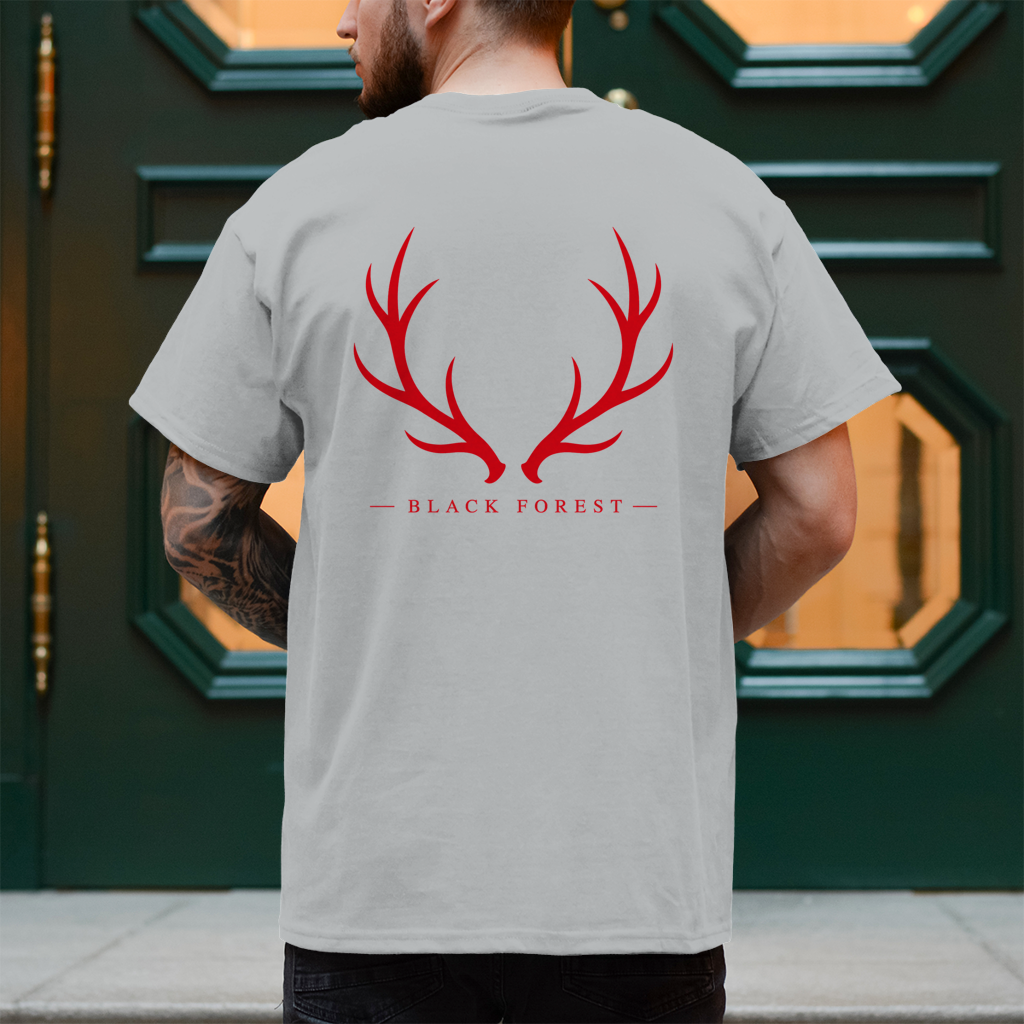 Black Forest Antlers T-Shirt Noxraw