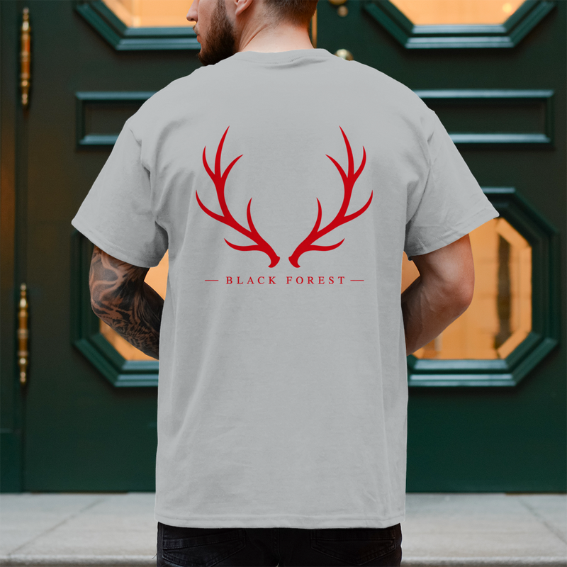 Black Forest Antlers T-Shirt Noxraw