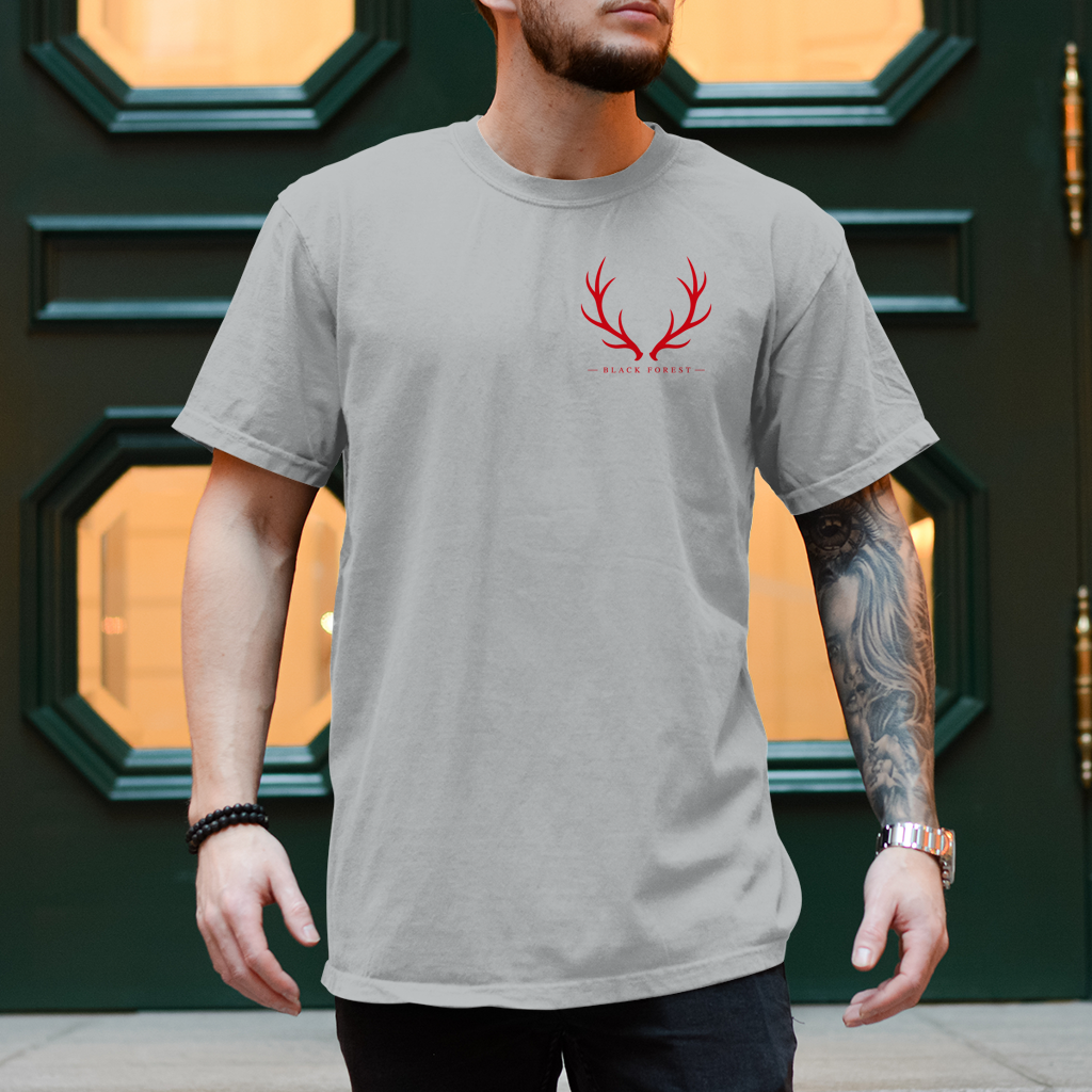 Black Forest Antlers T-Shirt Noxraw