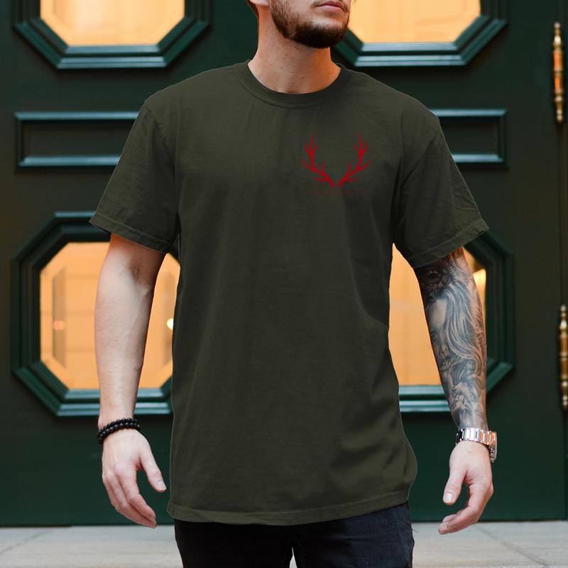 Black Forest Antlers T-Shirt Noxraw