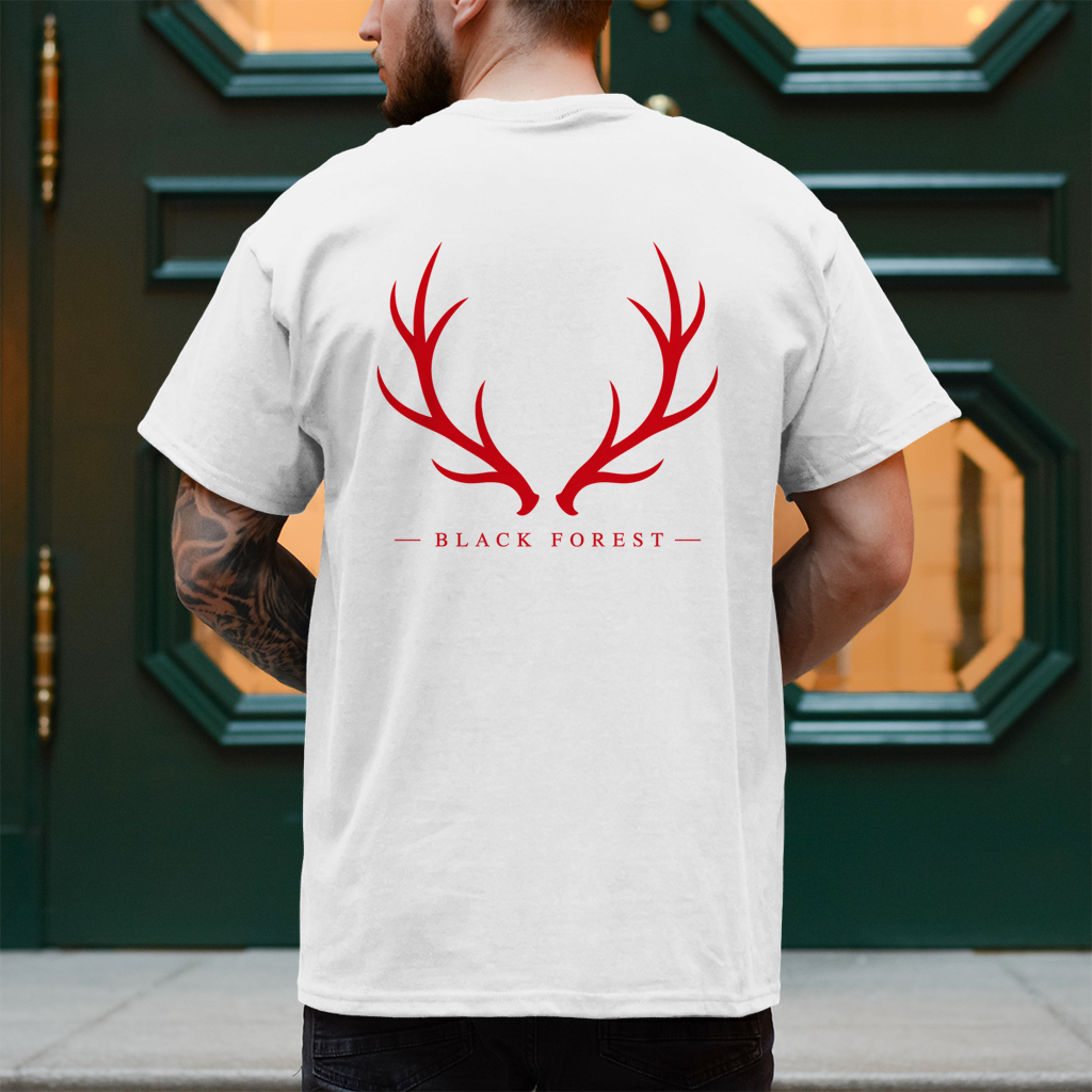 Black Forest Antlers T-Shirt Noxraw