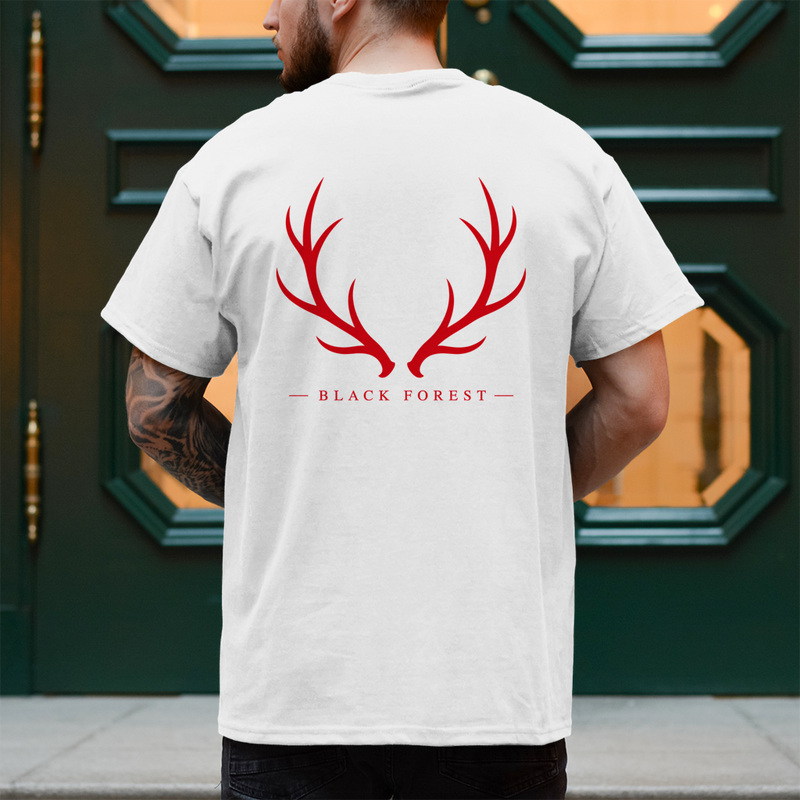 Black Forest Antlers T-Shirt Noxraw