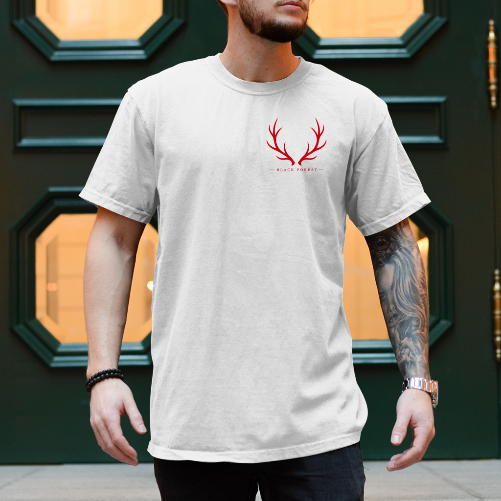 Black Forest Antlers T-Shirt Noxraw