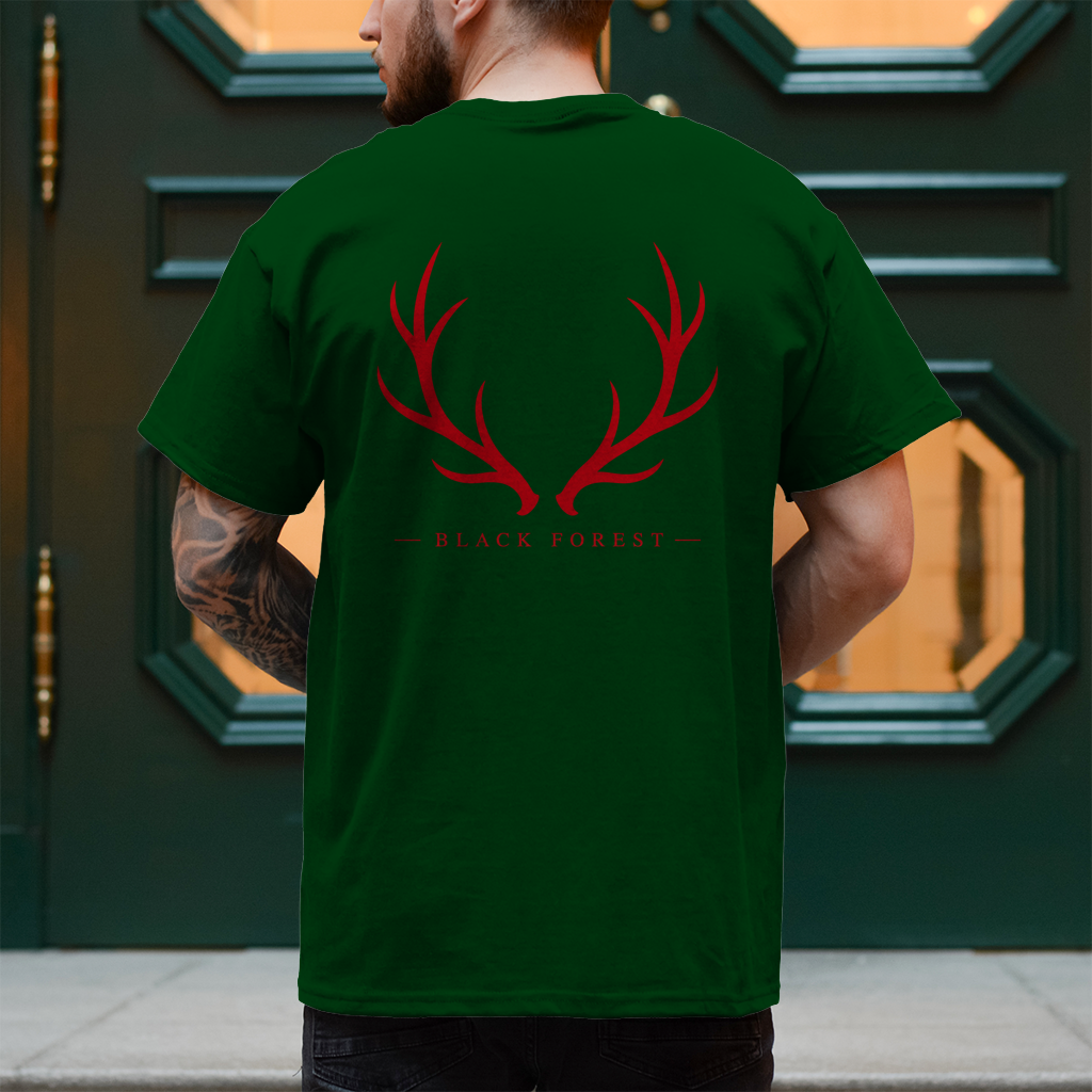 Black Forest Antlers T-Shirt Noxraw