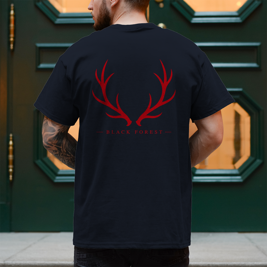 Black Forest Antlers T-Shirt Noxraw