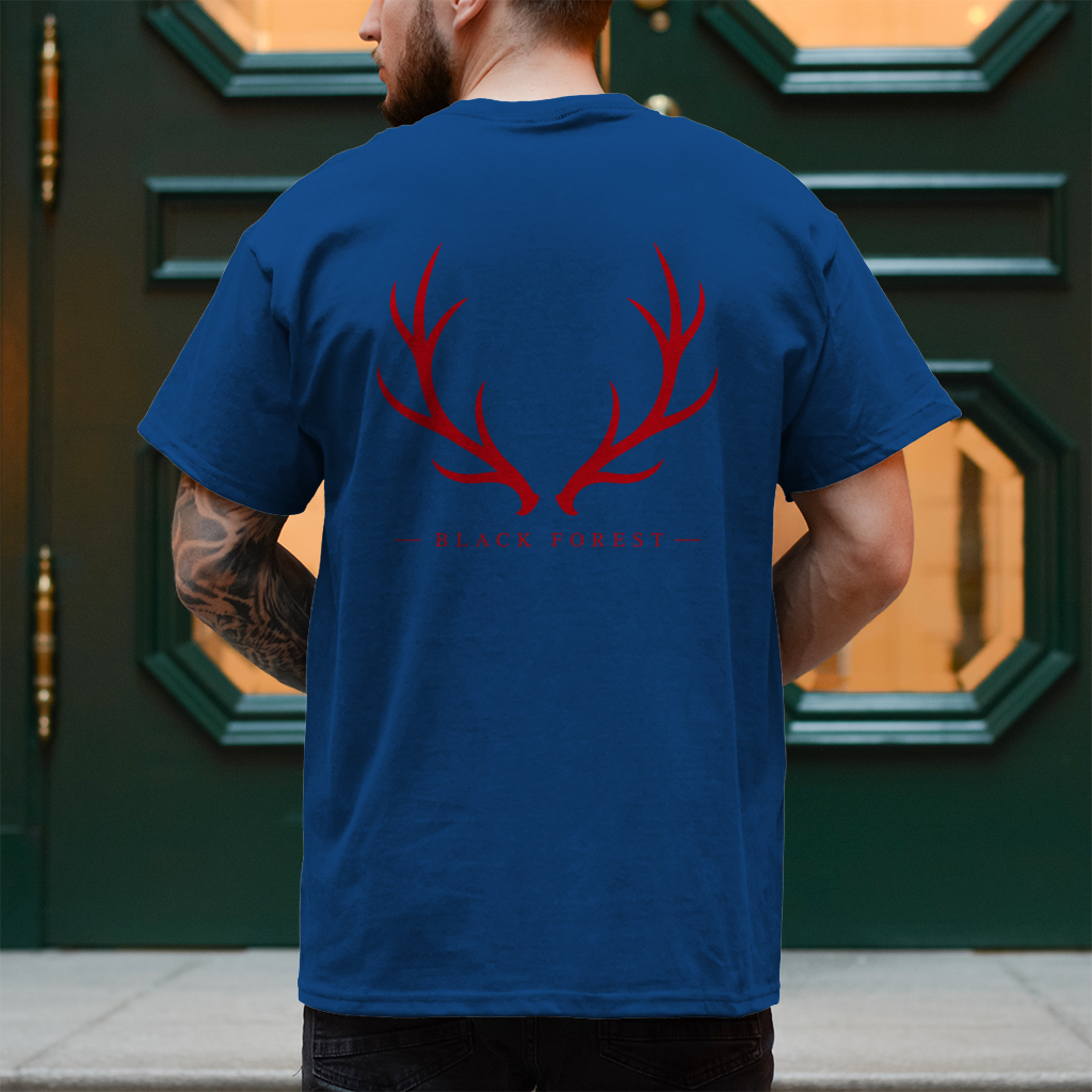 Black Forest Antlers T-Shirt Noxraw