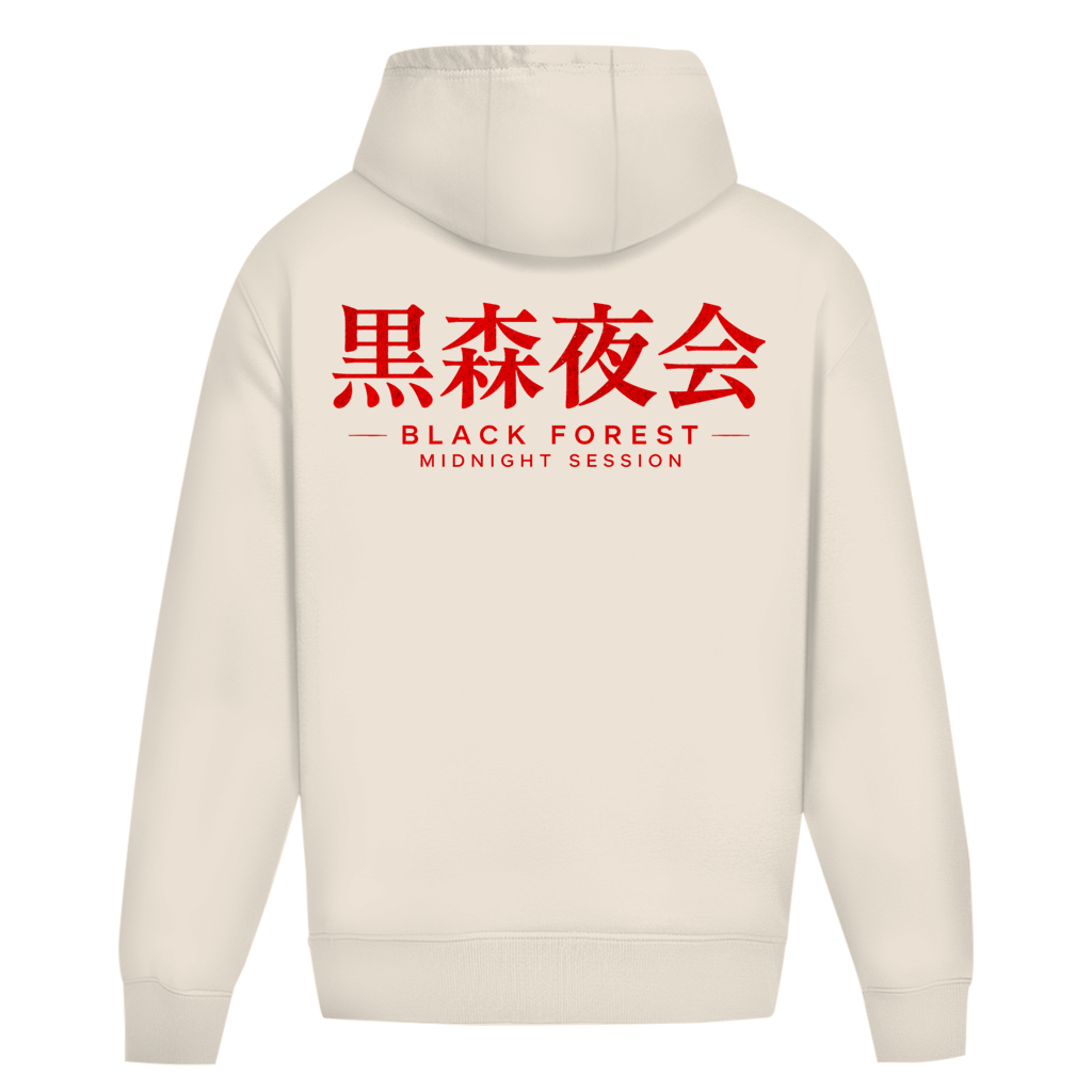 NOXRAW Oversize Hoodie – Black Forest Midnight Session