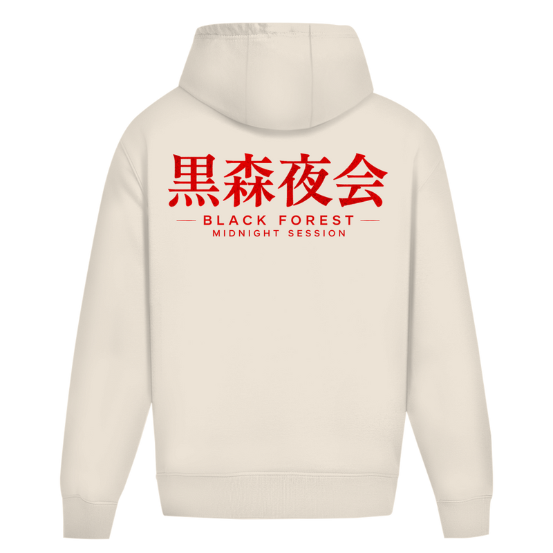 NOXRAW Oversize Hoodie – Black Forest Midnight Session