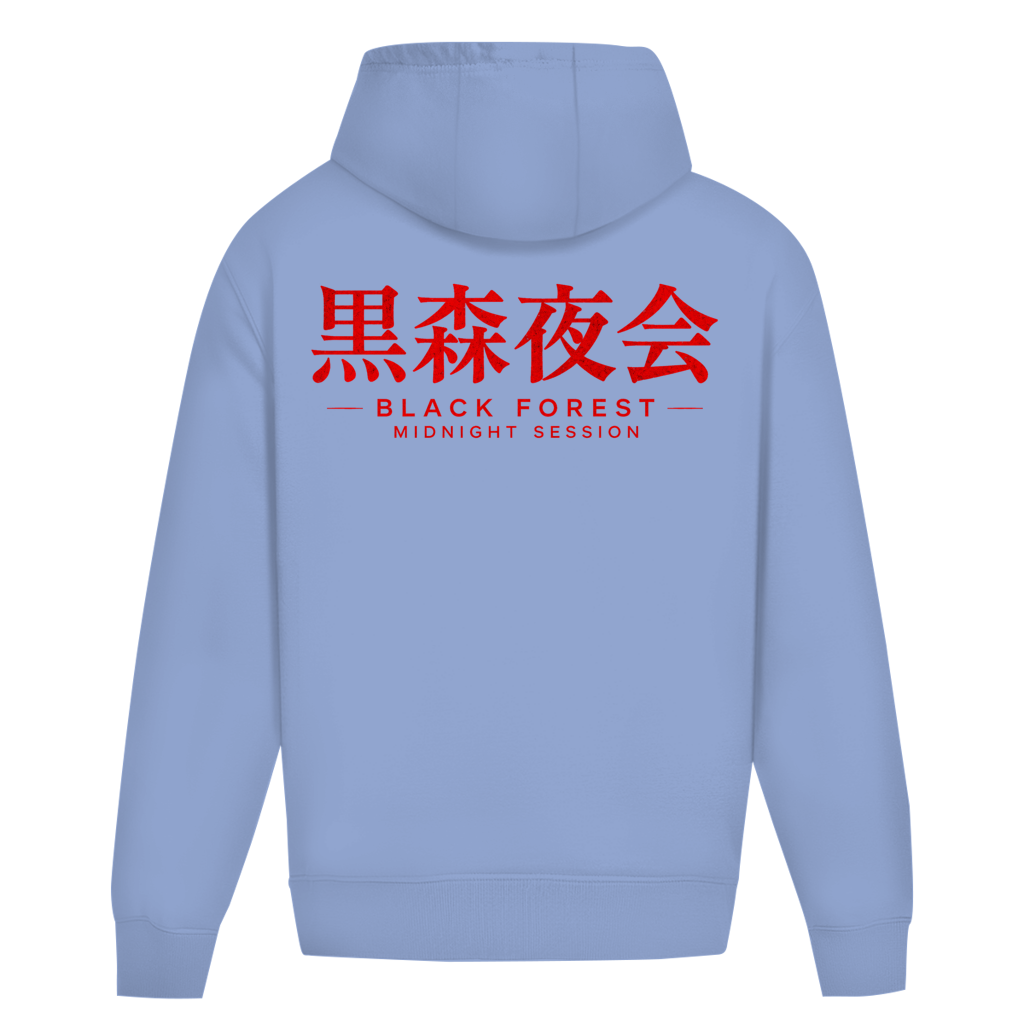 NOXRAW Oversize Hoodie – Black Forest Midnight Session