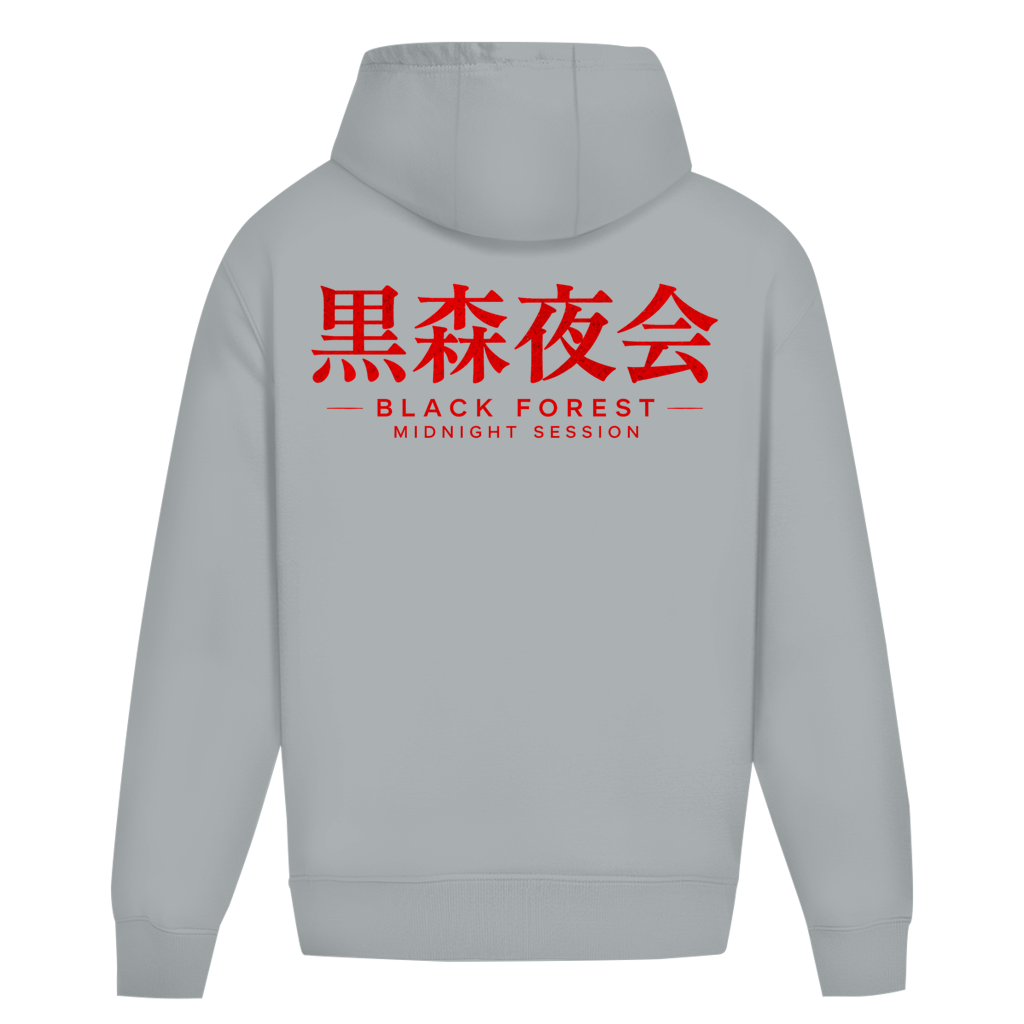 NOXRAW Oversize Hoodie – Black Forest Midnight Session