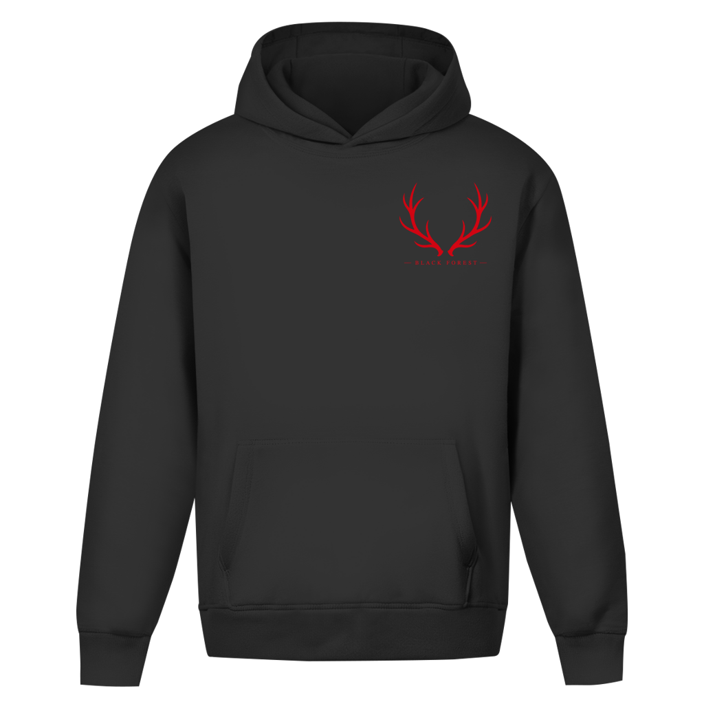 NOXRAW Oversize Hoodie – Black Forest Midnight Session