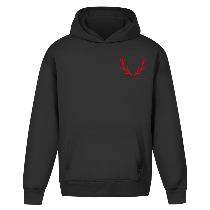 NOXRAW Oversize Hoodie – Black Forest Midnight Session