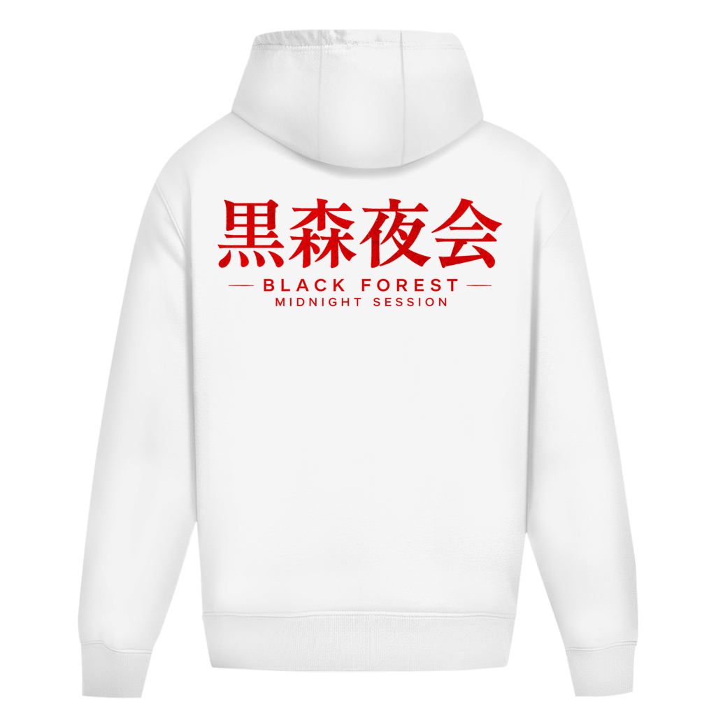 NOXRAW Oversize Hoodie – Black Forest Midnight Session