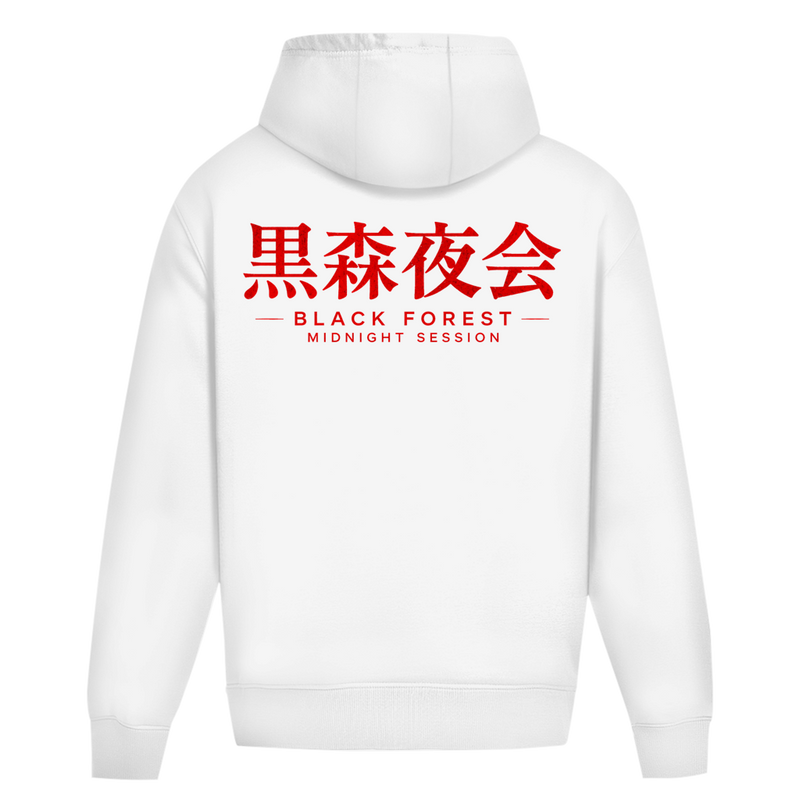 NOXRAW Oversize Hoodie – Black Forest Midnight Session