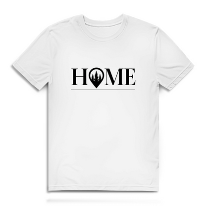 Personalisiertes HOME T-Shirt – Wunschort & Koordinaten