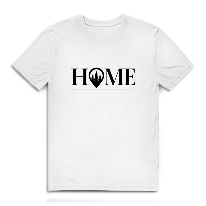 Personalisiertes HOME T-Shirt – Wunschort & Koordinaten