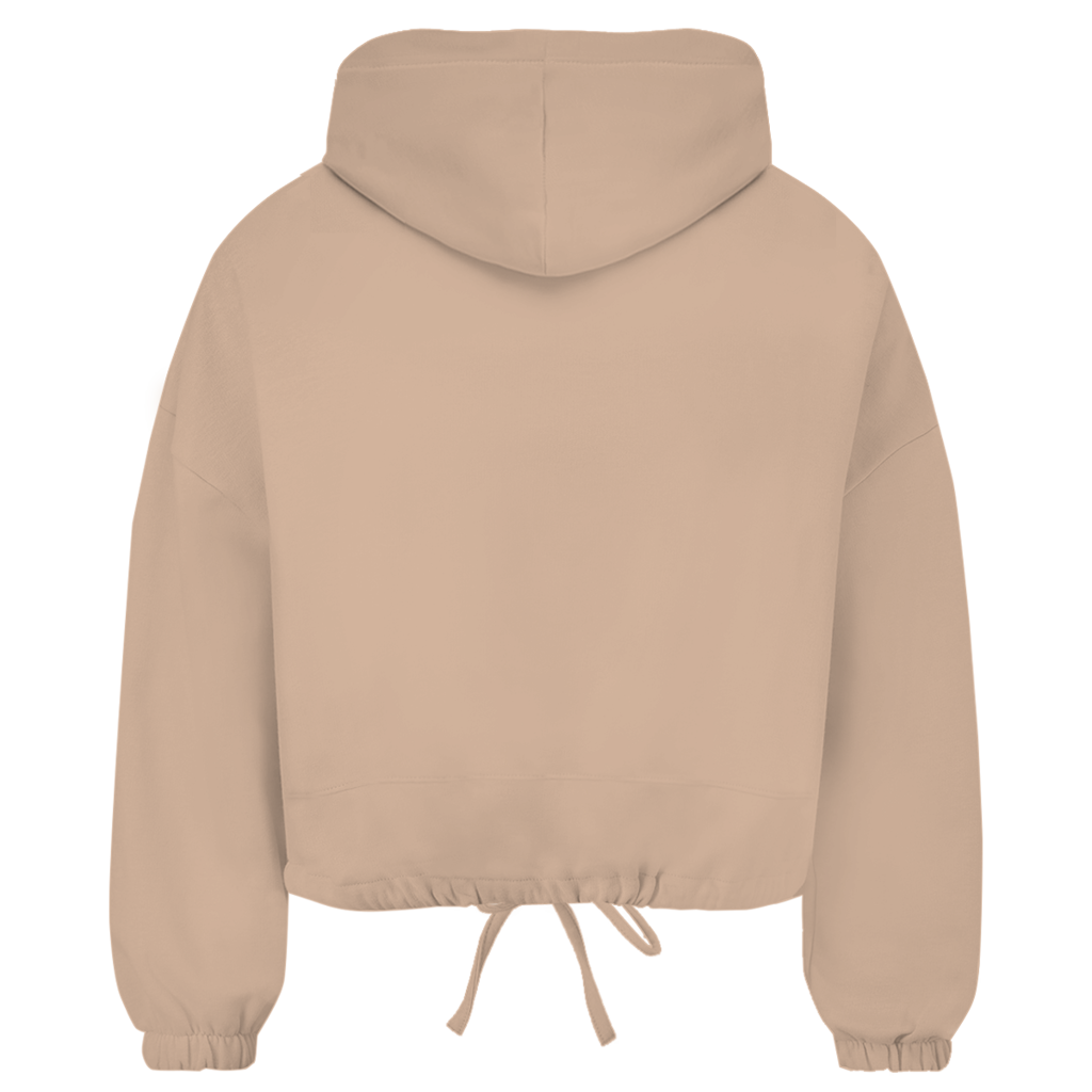 Damen Cropped Oversize Hoodie My Favorite People