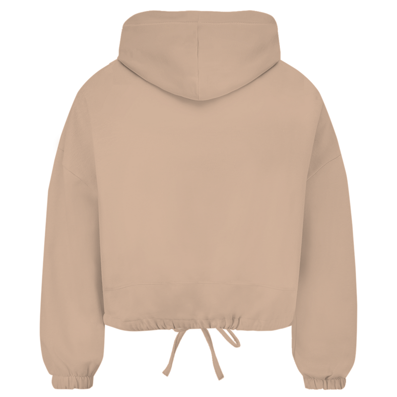 Damen Cropped Oversize Hoodie My Favorite People