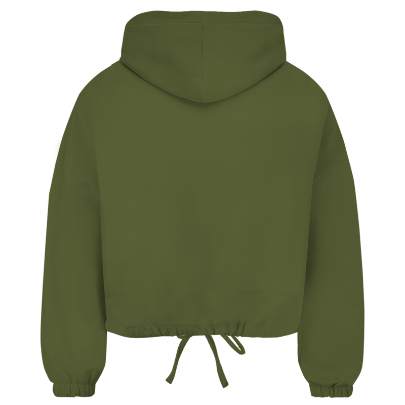 Damen Cropped Oversize Hoodie My Favorite People
