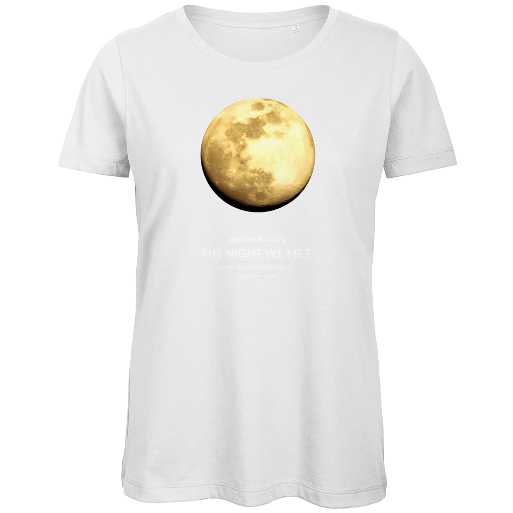 Damen Premium Bio T-Shirt Moon