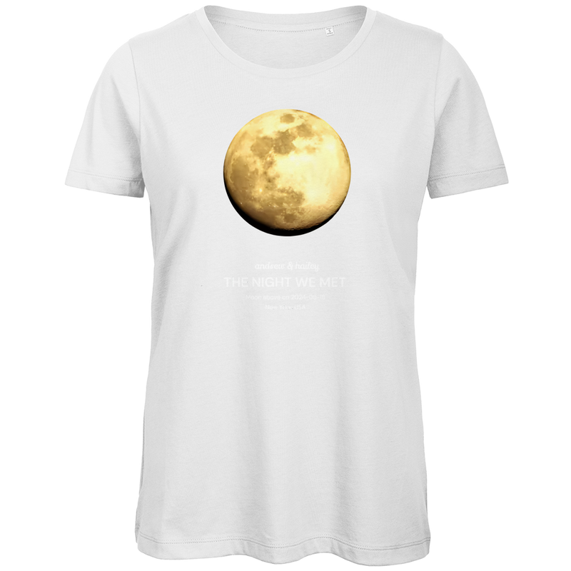 Damen Premium Bio T-Shirt Moon