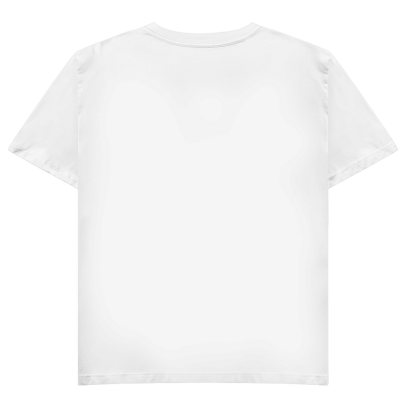 Damen Basic V-Neck T-Shirt Moon