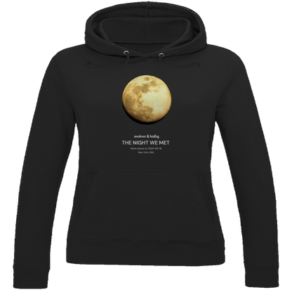 Damen Hoodie Moon