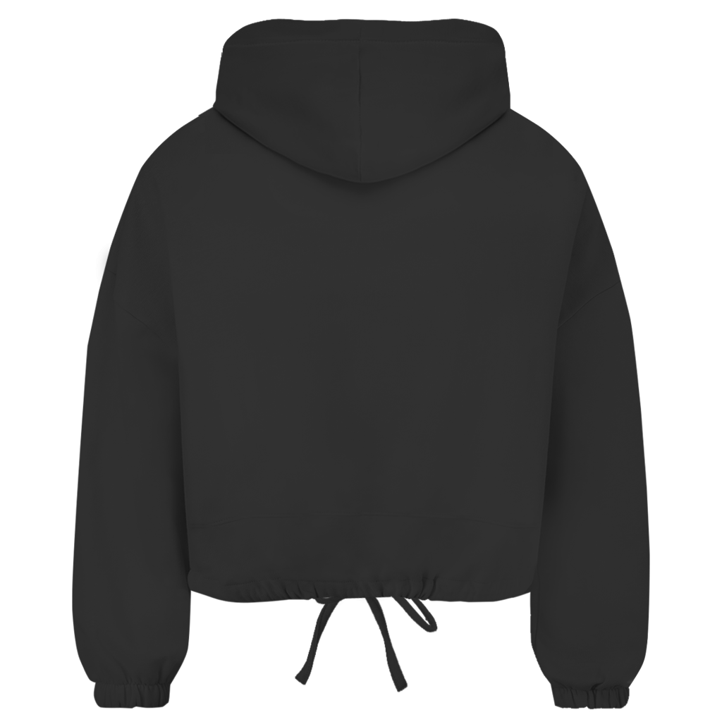 Damen Cropped Oversize Hoodie Noxraw