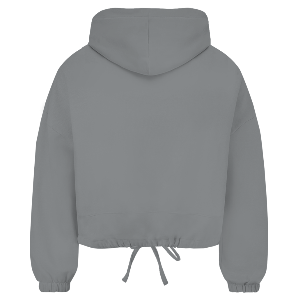 Damen Cropped Oversize Hoodie Noxraw
