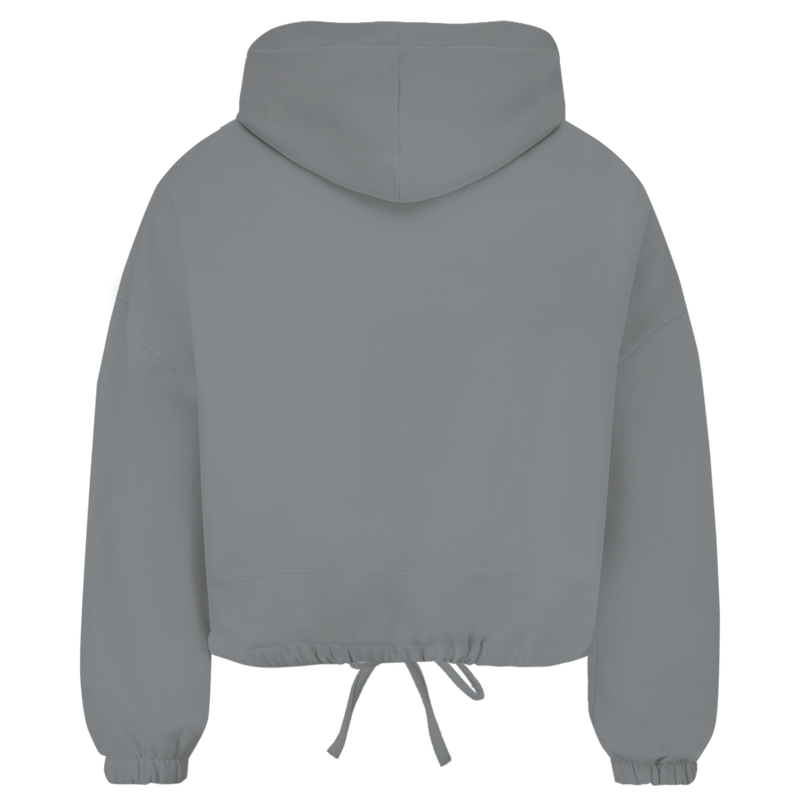 Damen Cropped Oversize Hoodie Noxraw