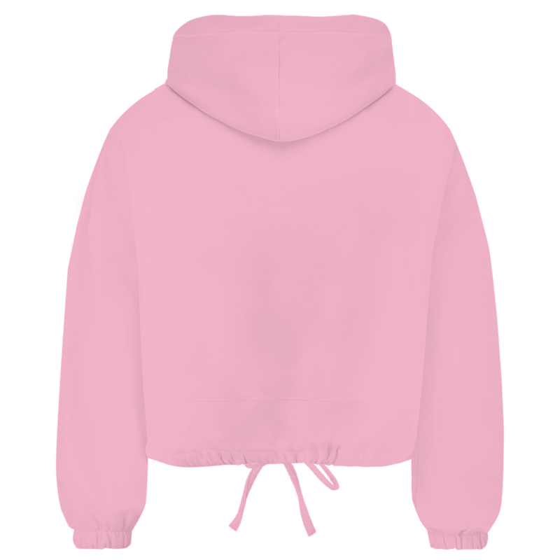 Damen Cropped Oversize Hoodie Noxraw