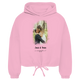 Damen Cropped Oversize Hoodie Noxraw