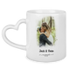 Tasse mit Herzhenkel Noxraw