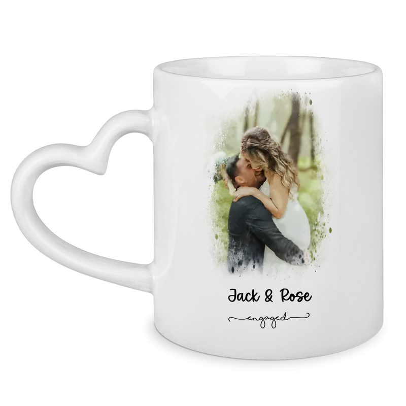 Tasse mit Herzhenkel Noxraw
