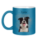 Personalisierte Glitzertasse