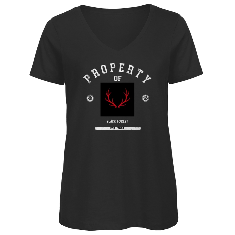 Damen Premium Bio V-Neck T-Shirt Noxraw