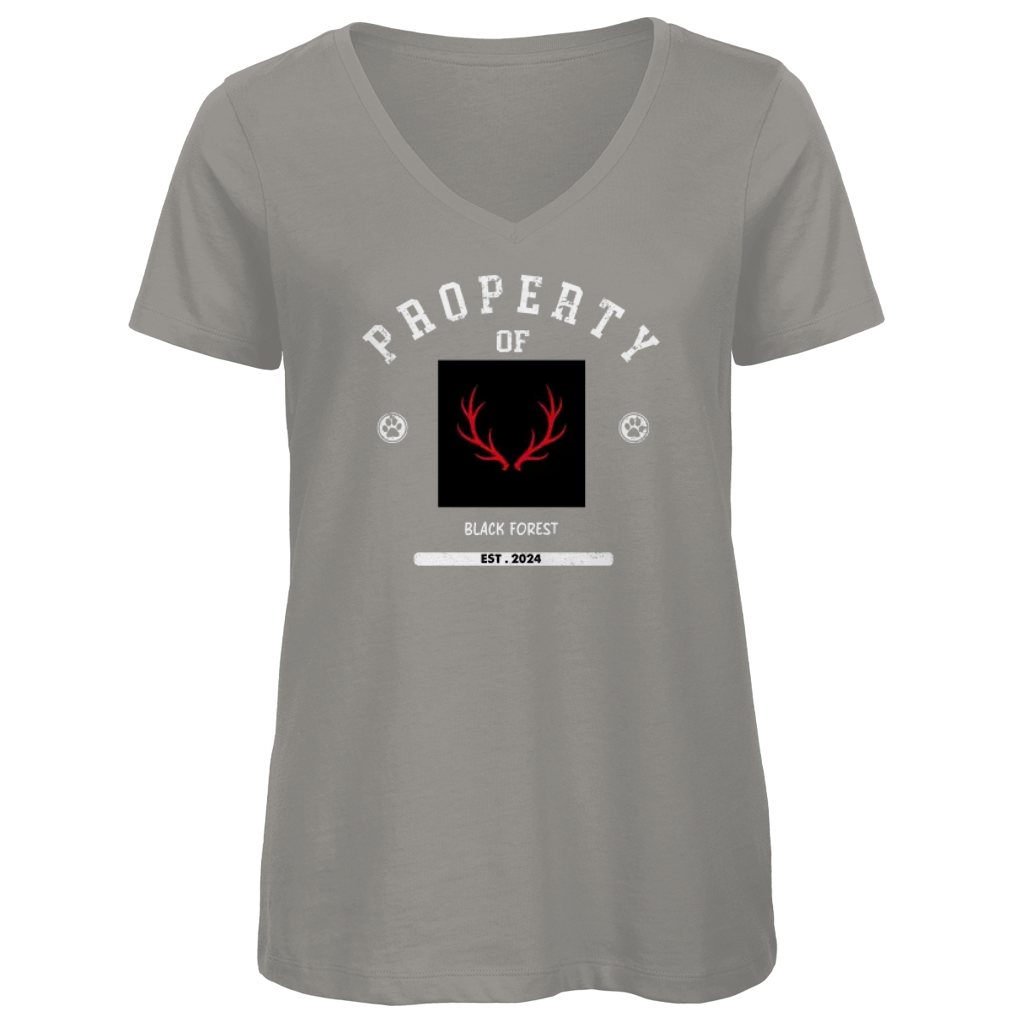Damen Premium Bio V-Neck T-Shirt Noxraw