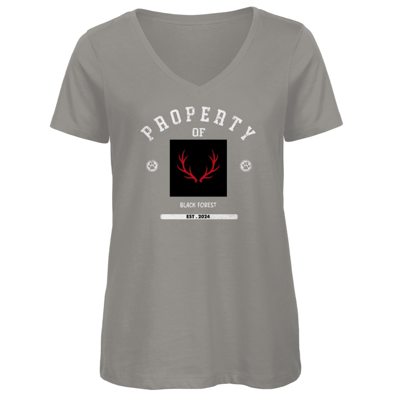 Damen Premium Bio V-Neck T-Shirt Noxraw