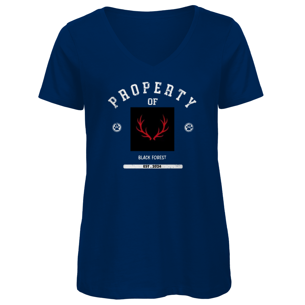 Damen Premium Bio V-Neck T-Shirt Noxraw